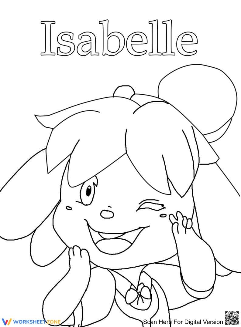 Grade K-5 Isabelle — Printable No-Prep Worksheet - Page 1