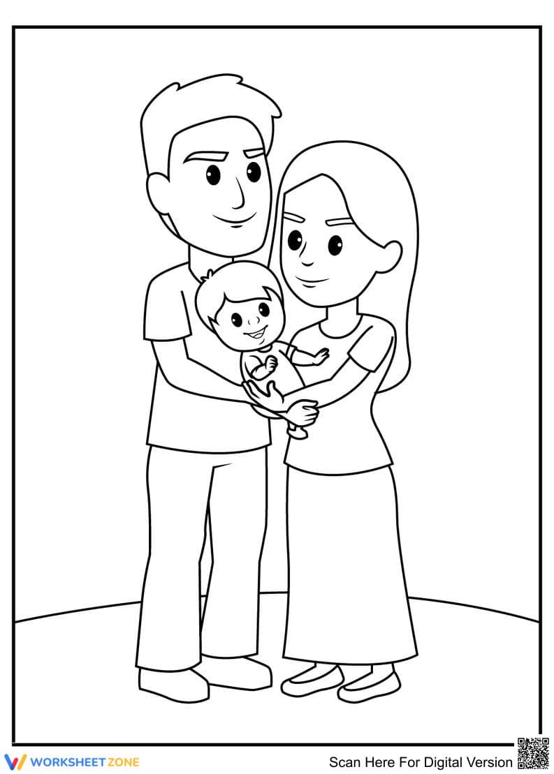 Delighted Family Worksheet: Spreading Joy - Page 1