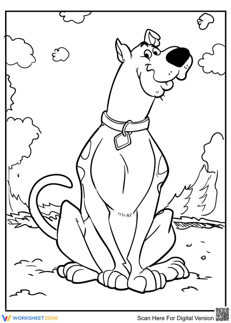Grade K-5 Scooby Doo — Printable No-Prep Worksheet - Page 1
