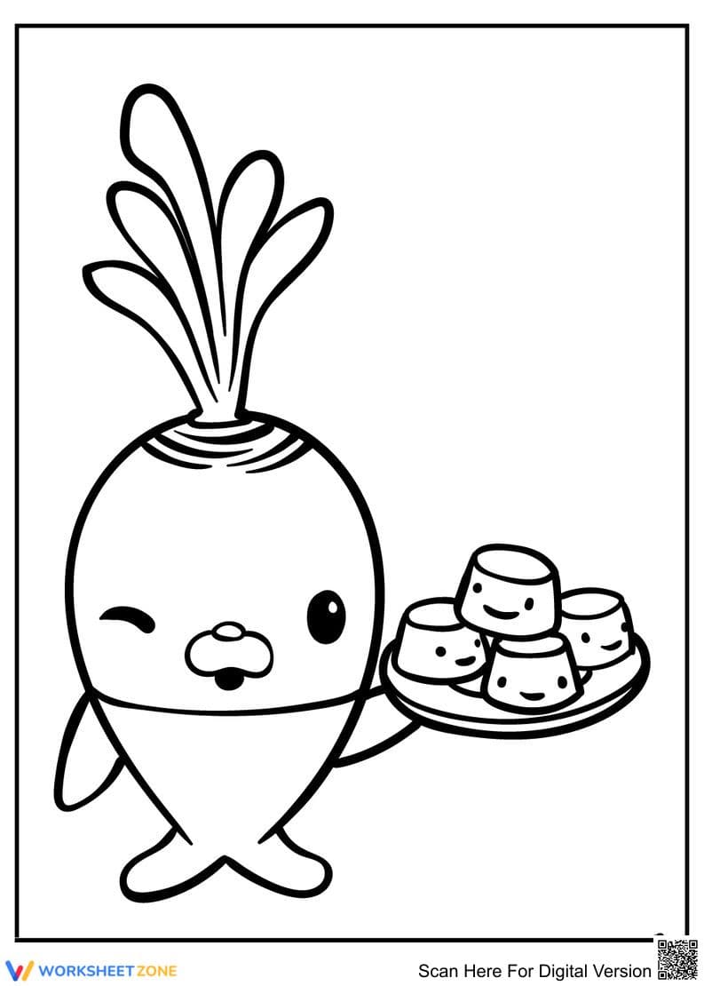 Tunip from Octonauts Learning Page - Page 1