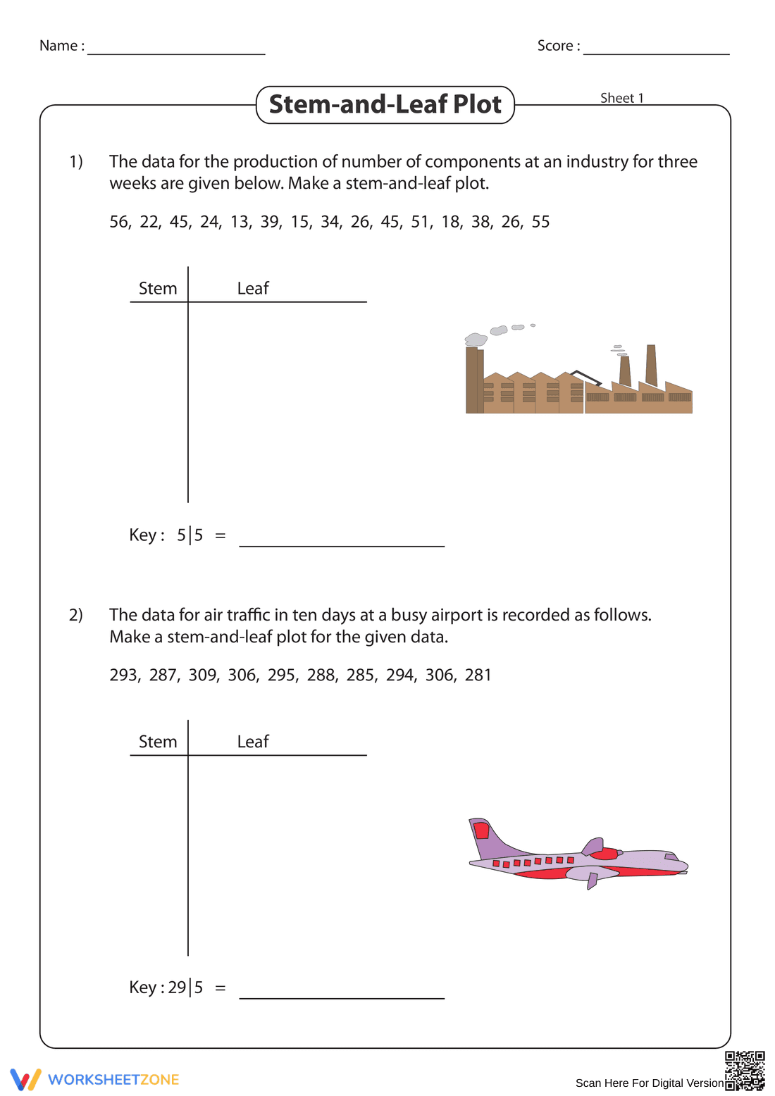 Mastering Stem and Leaf Plot - Page 1