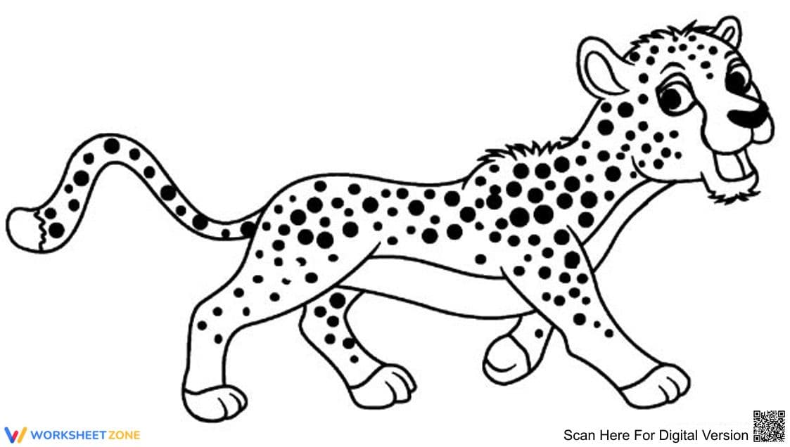 Cheetah is Here Worksheet - Page 1