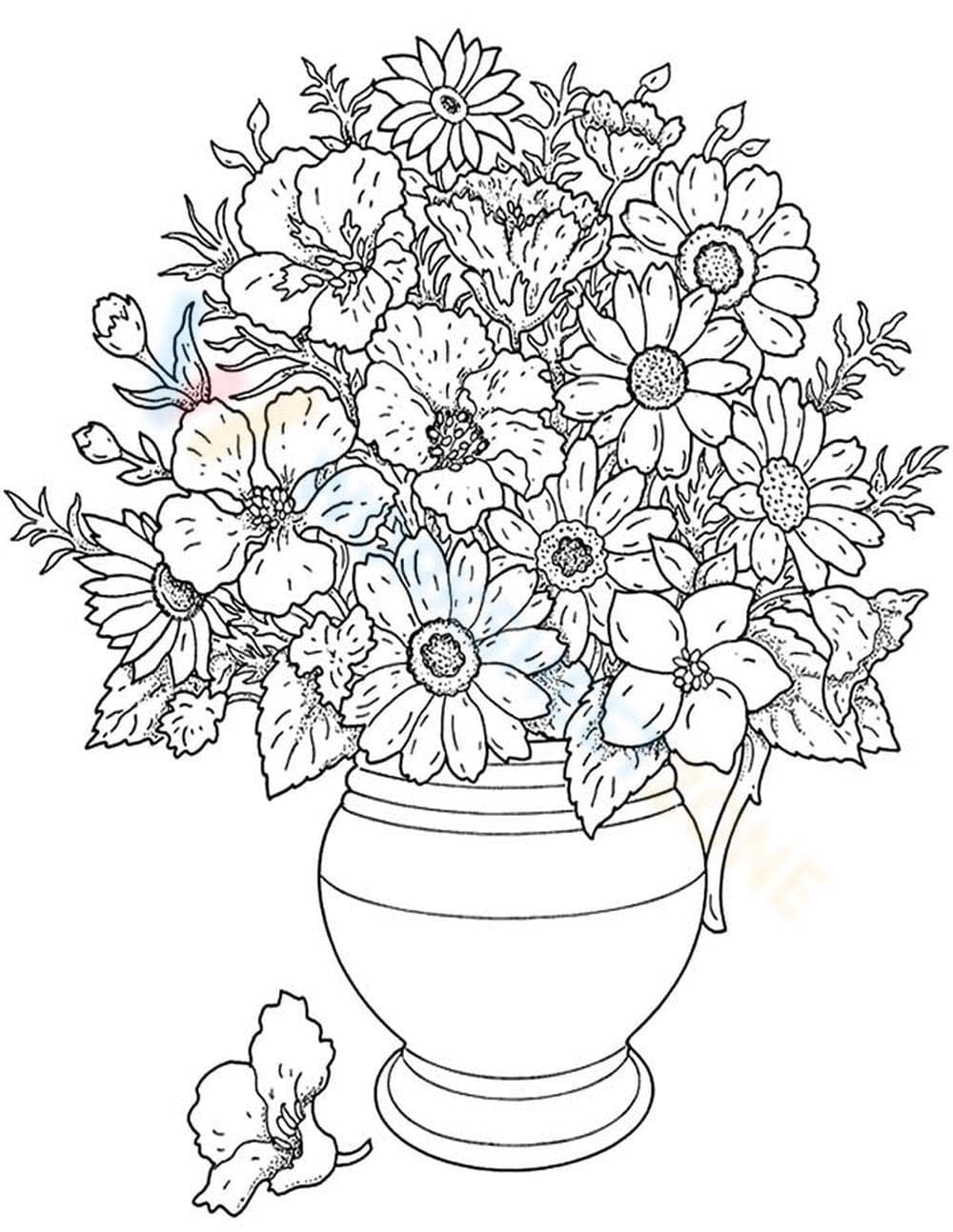 A vase of flowers - Page 1