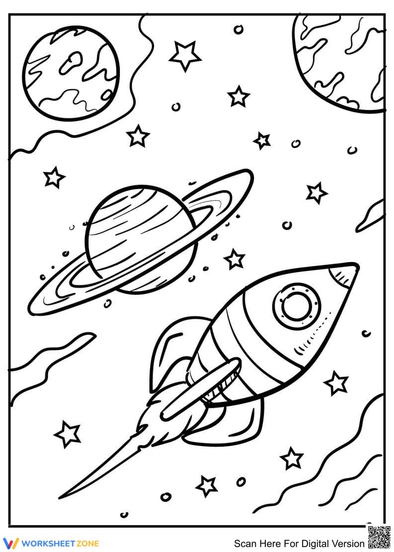 Outer Space Object Worksheet - Page 1