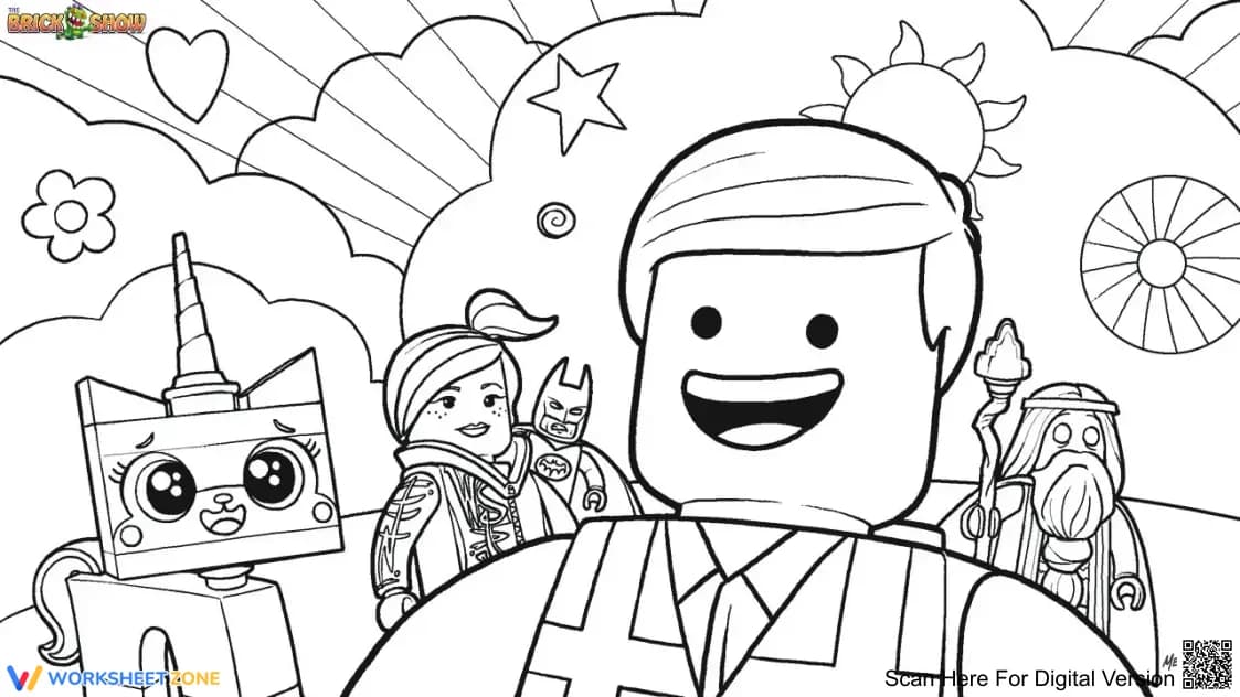 Lego Movie Coloring Page - Page 1