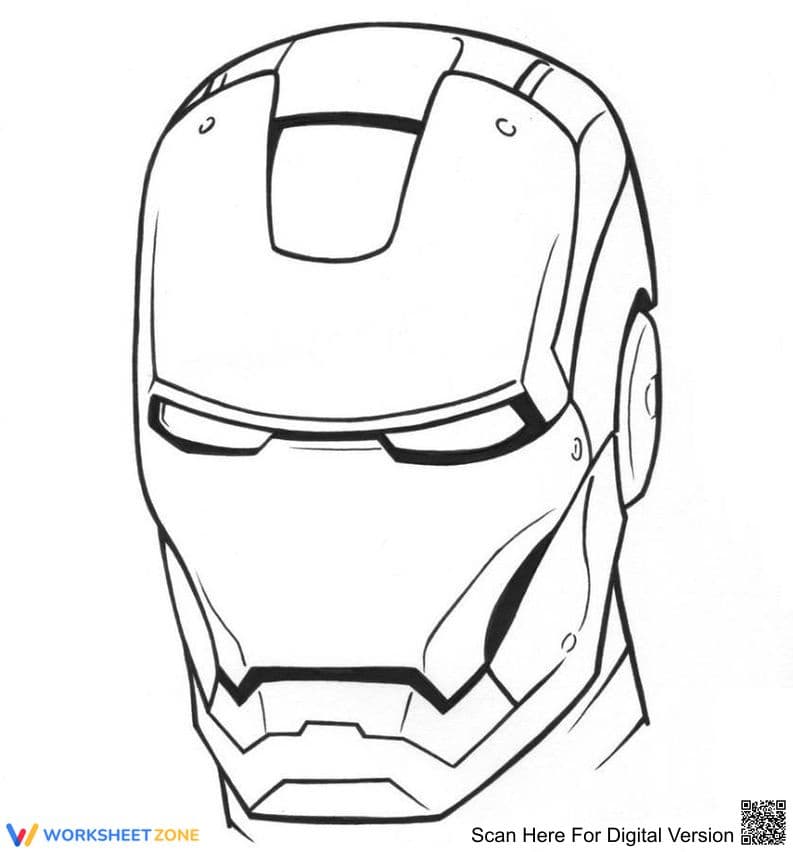Iron Man Mask Activity - Page 1
