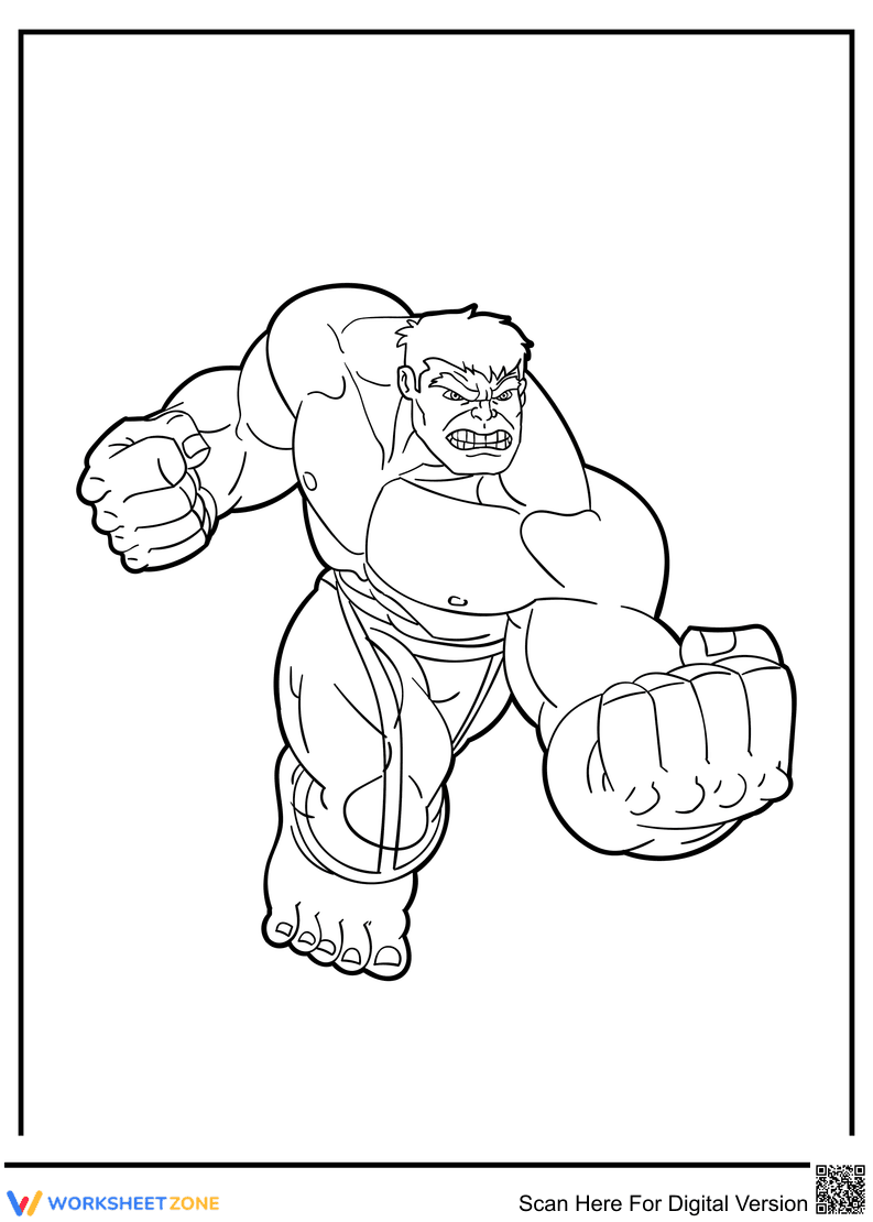 Powerful Hulk Strength Activity - Page 1