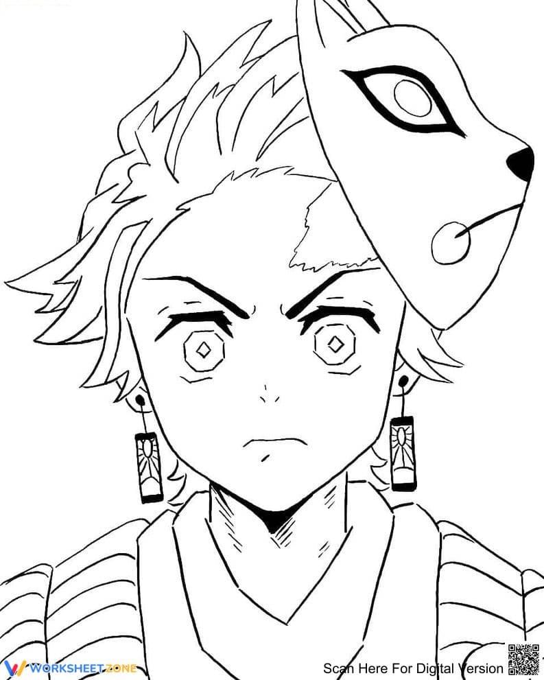 Tanjiro Kamado with Mask - Page 1