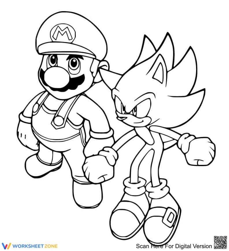 Mario and Sonic Illustration - Page 1