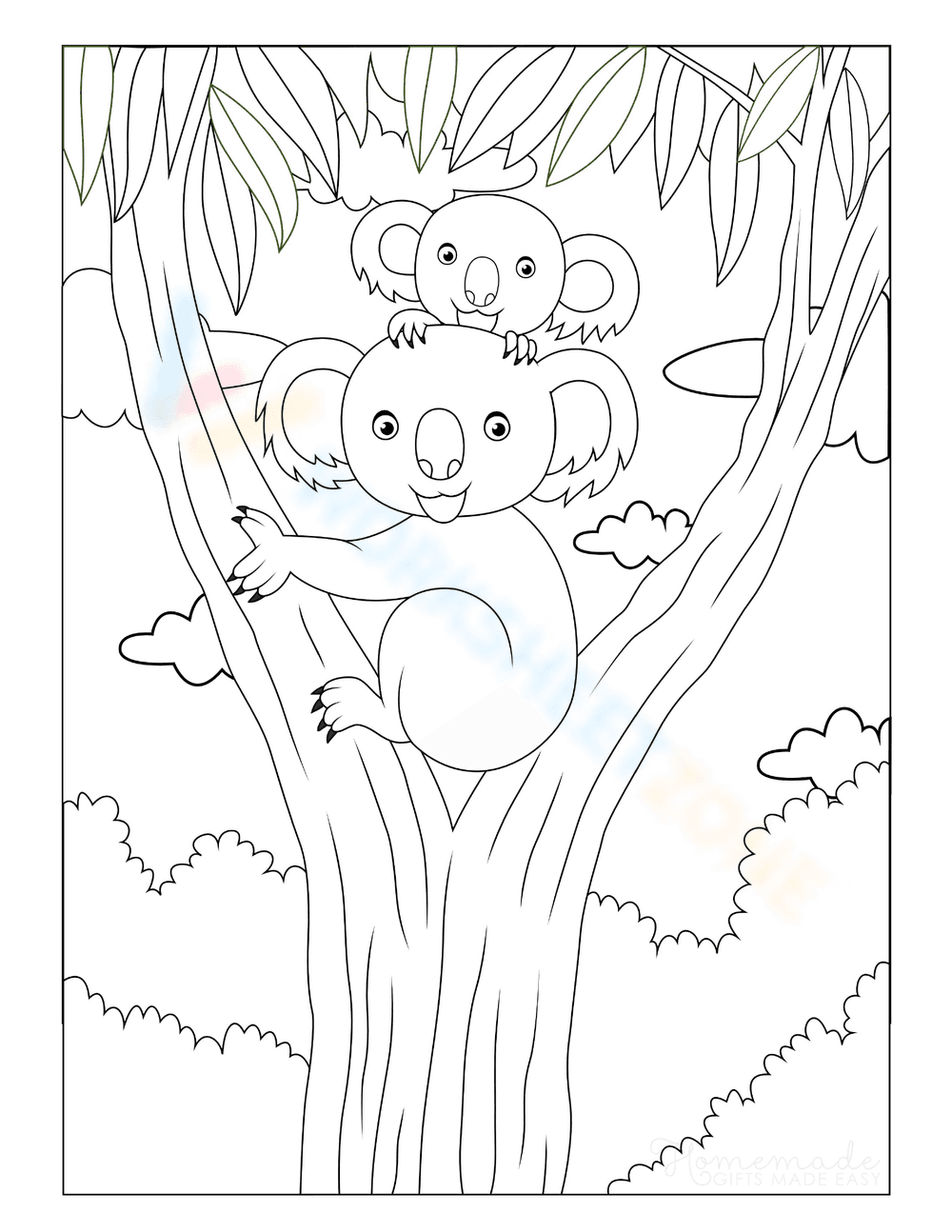 Kola and Baby in the tree - Page 1