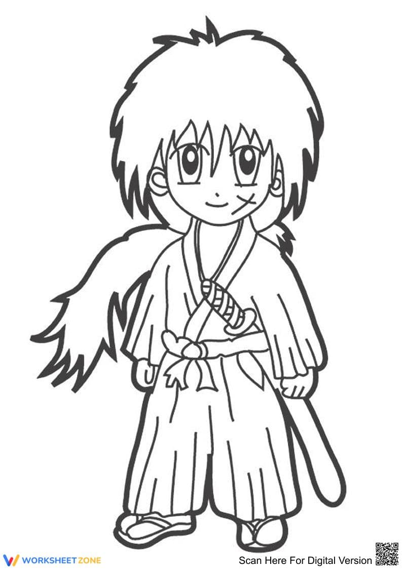 Edward Elric Anime Coloring Page | Essential Printable - Page 1