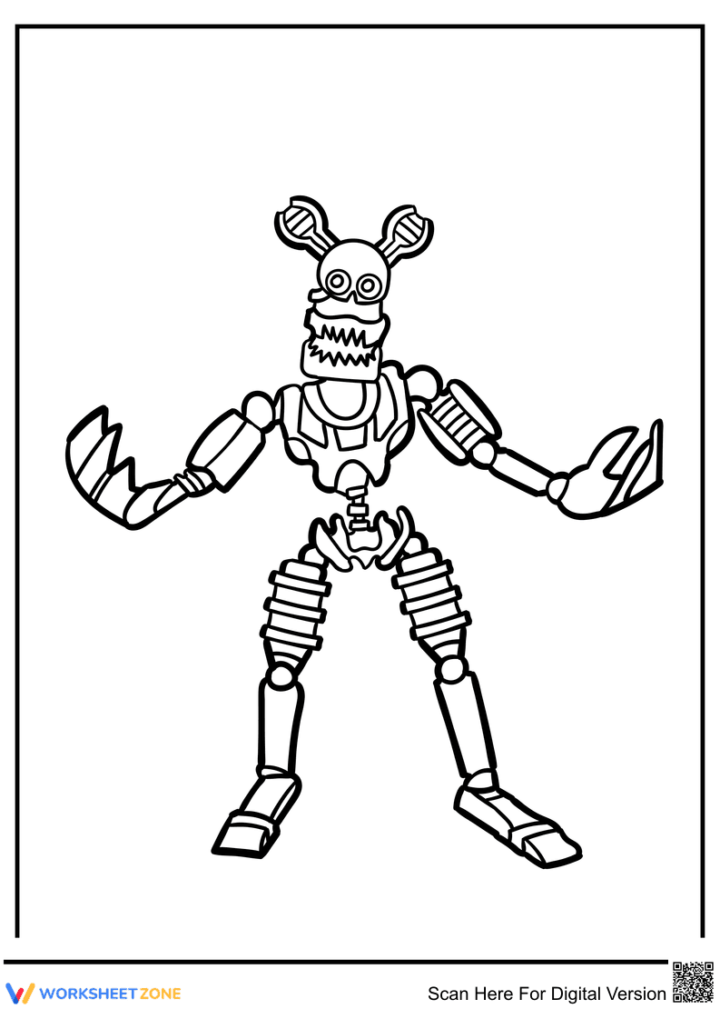 Robotic Villain Illustration - Page 1