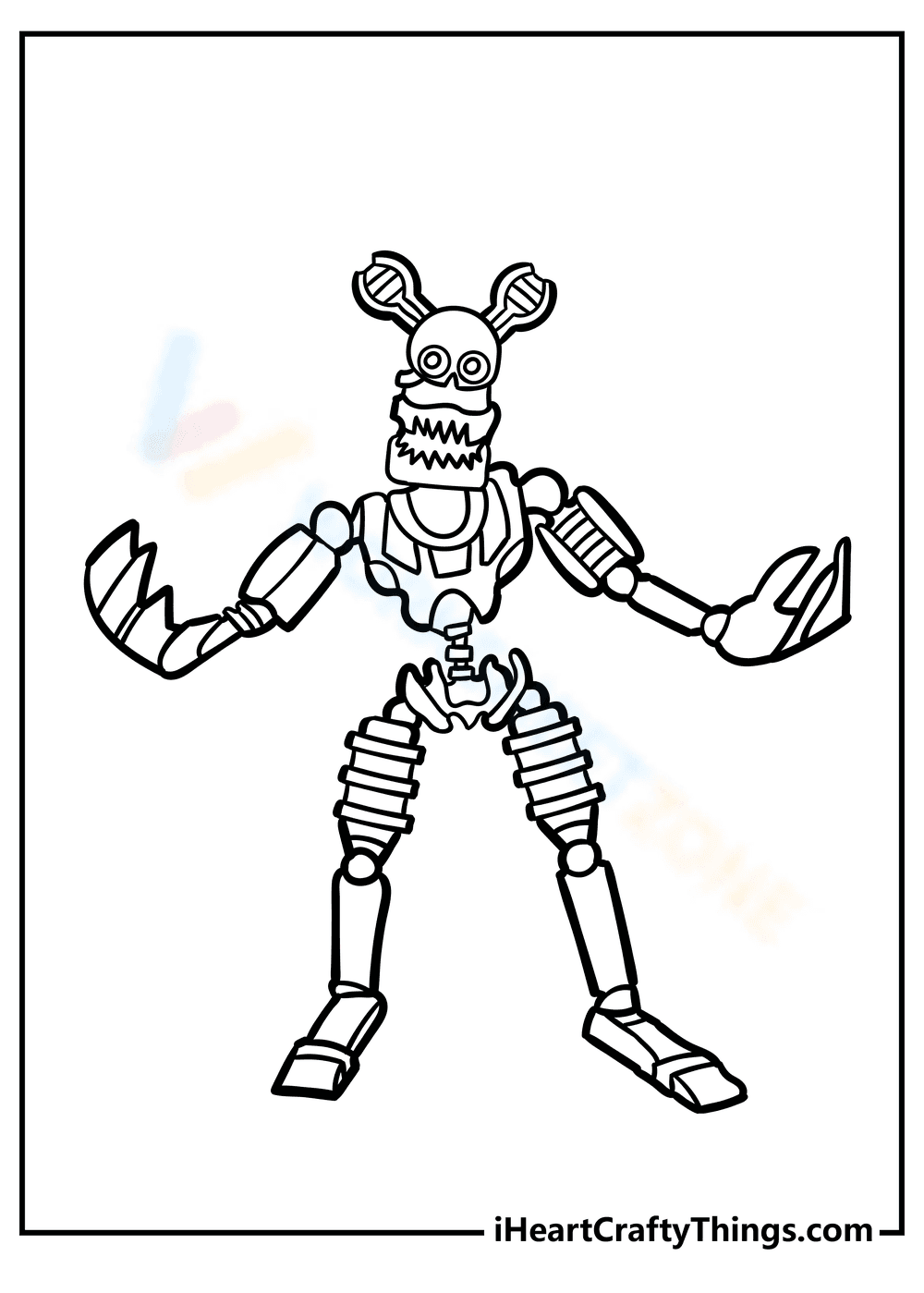Robotic Villain Illustration - Page 1