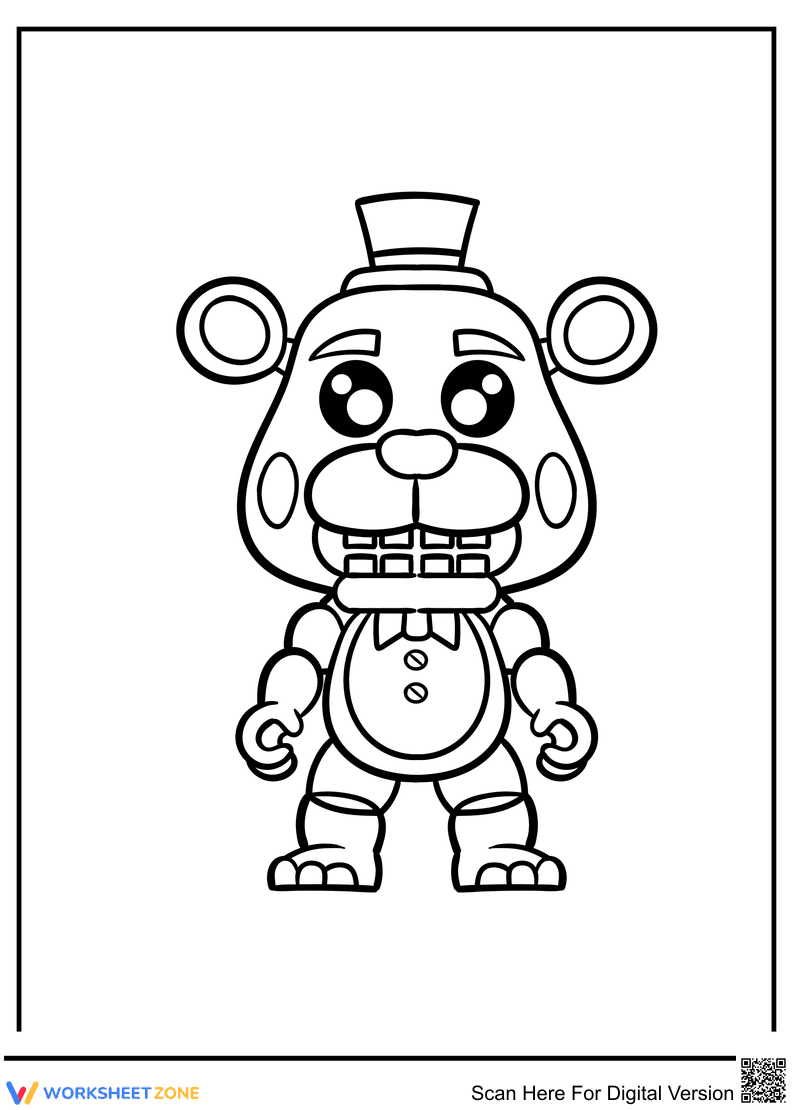 Freddy Coloring Page | Essential Grade K-5 Printable - Page 1