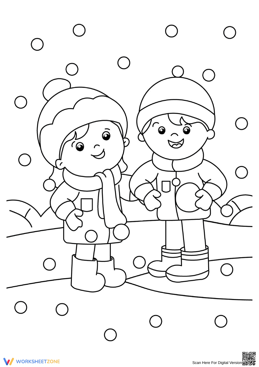 Winter Fun: Discover Children's Activities in the Snow - Page 1