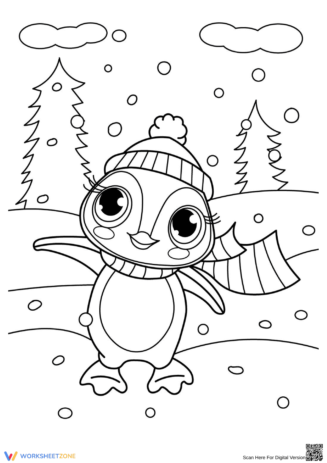 Discover Penguins: An Educational Wildlife Worksheet - Page 1