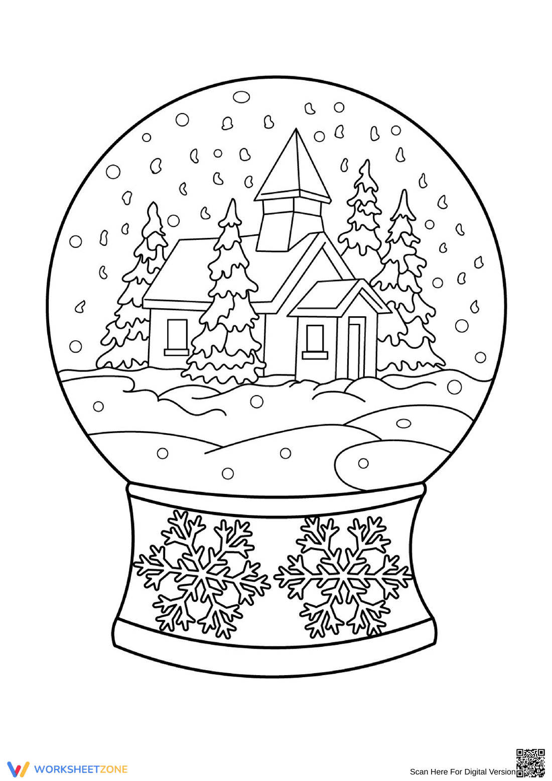 Magical Snow Crystal Ball: A Winter Wonderland - Page 1