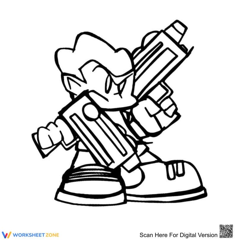 FNF Pico: Rhythm Game Character Art - Page 1