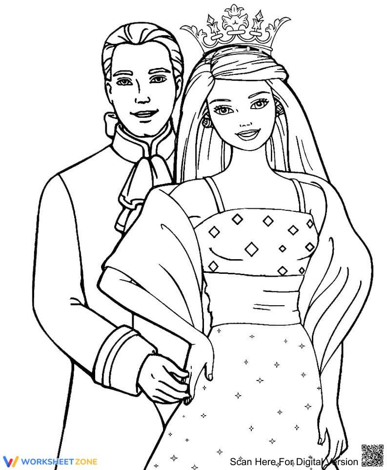 Barbie Princess and Pauper: Character Art - Page 1
