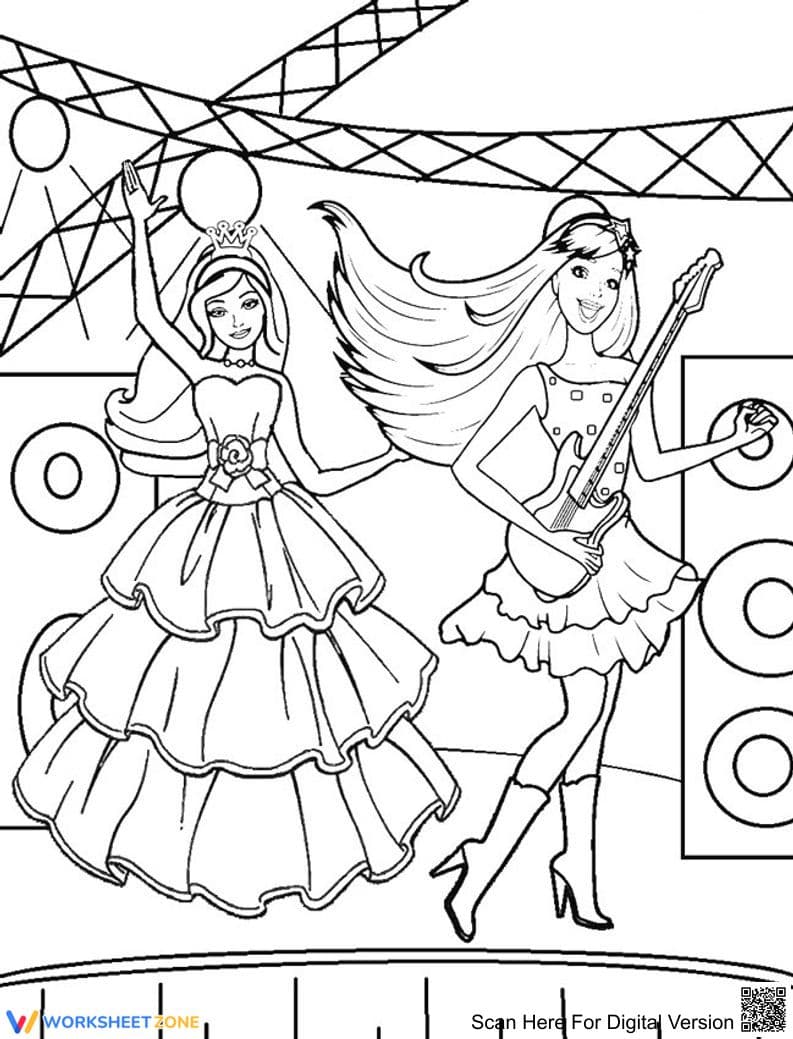 Barbie Princess Popstar: Draw Your Idol - Page 1
