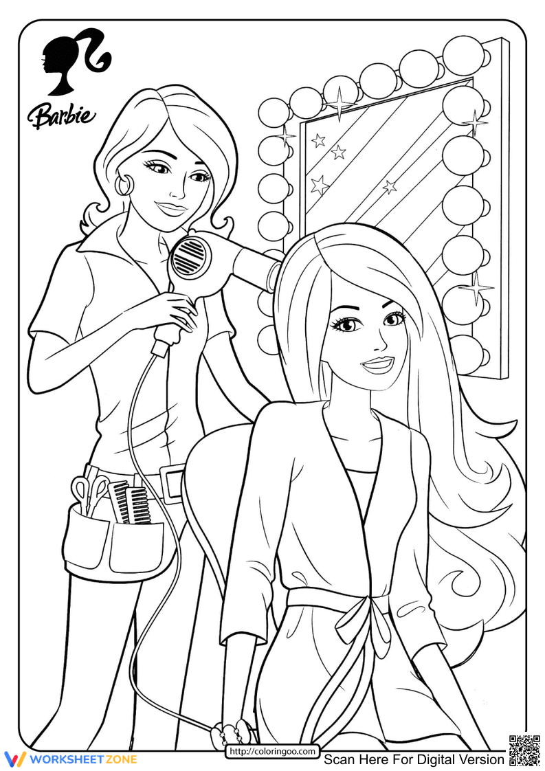 Barbie Makeup: Learn Creative Design - Page 1