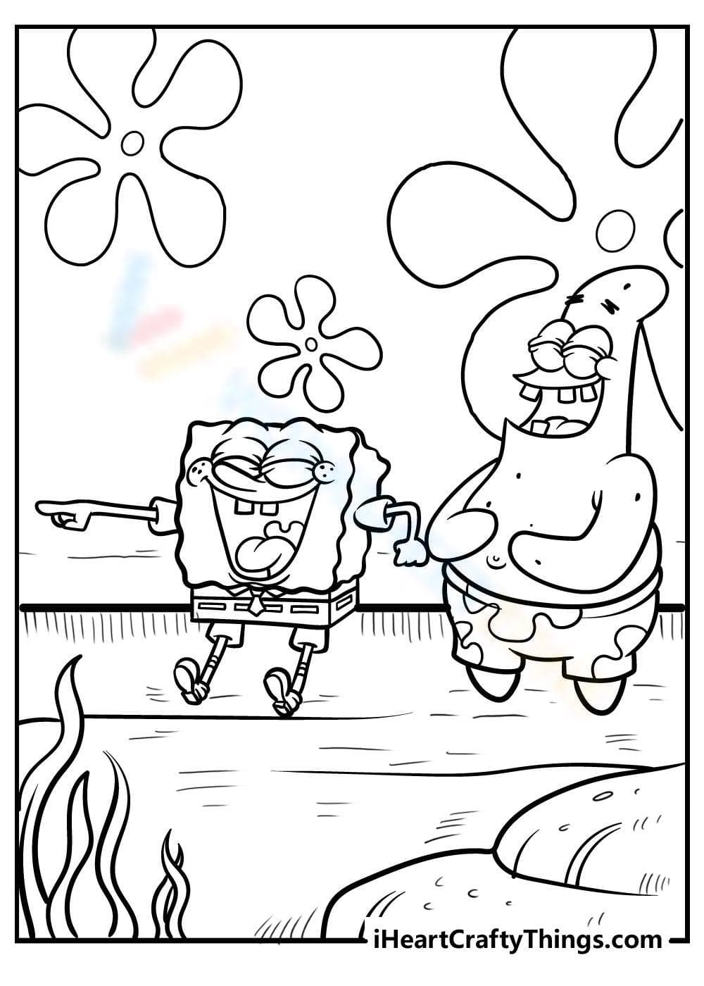 Spongebob and Patrick laughing - Page 1