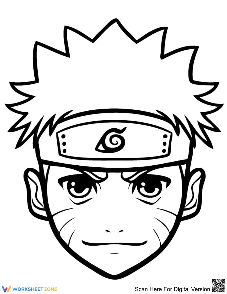 Naruto Coloring Page - Page 1
