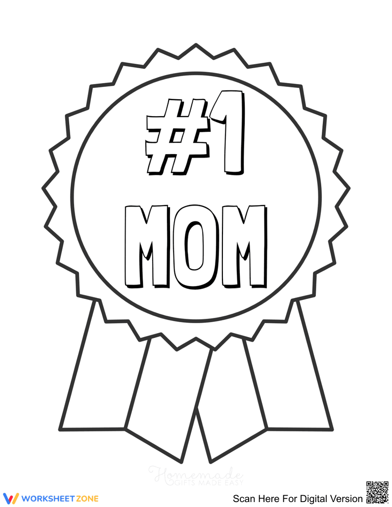 Number One Mom Illustration - Page 1