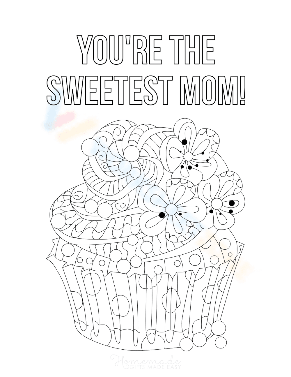 Sweetest Mom Illustration - Page 1