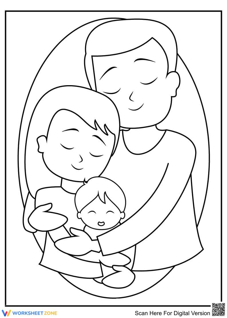 Sweet Family Moments Worksheet - Page 1