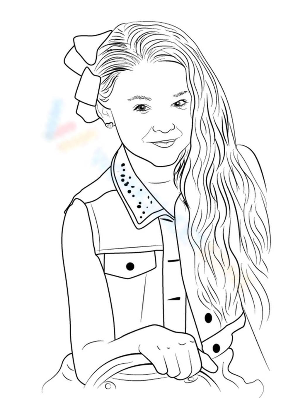 Jojo Siwa Potrait - Page 1