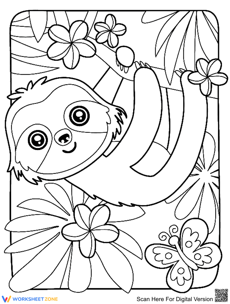 Cute Sloth - Page 1