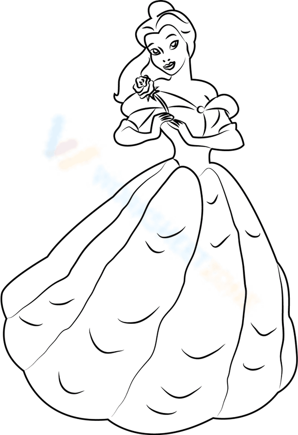 Belle with Rose - Page 1