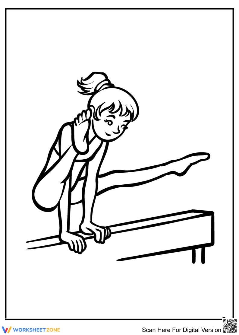 Gymnastic Worksheet: Creative Activities - Page 1