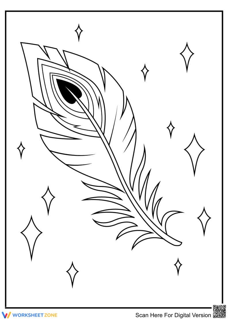 Wonderful Peacock Illustration for Art & Learning - Page 1