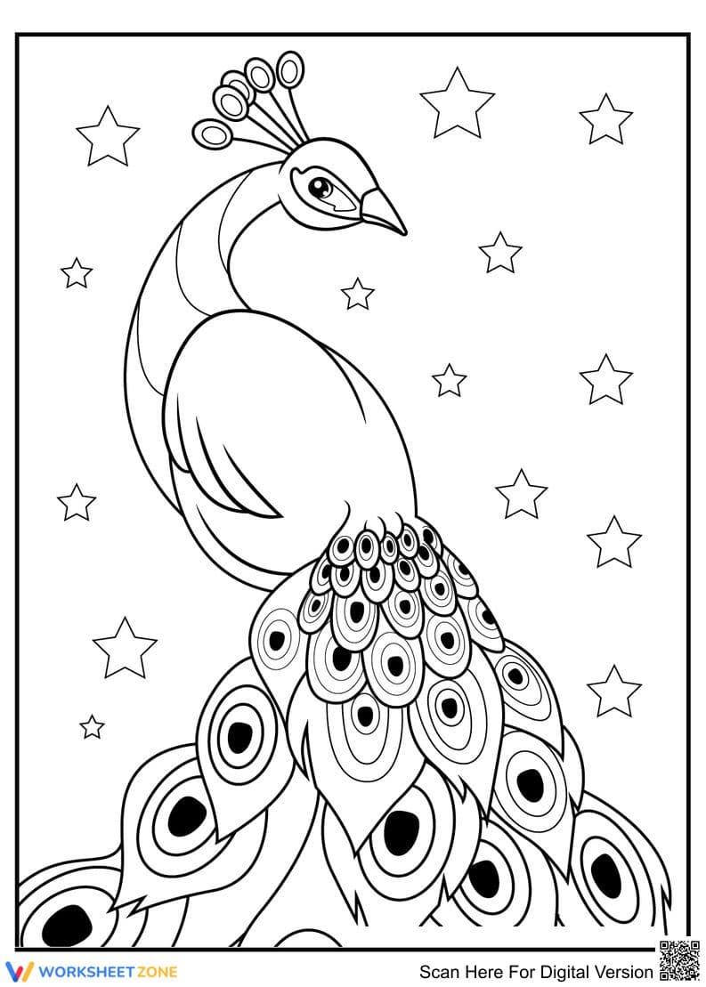 Fantastic Peacock: Inspire Creativity with Art - Page 1