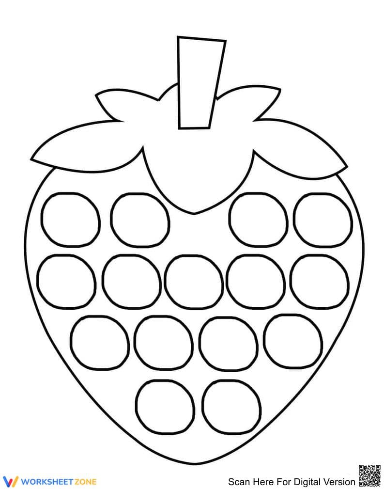 Strawberry Pop It: A Sweet Sensory Activity - Page 1