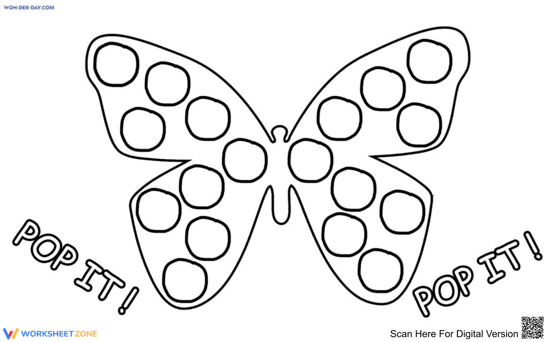 Butterfly Pop It: A Delicate Sensory Design - Page 1