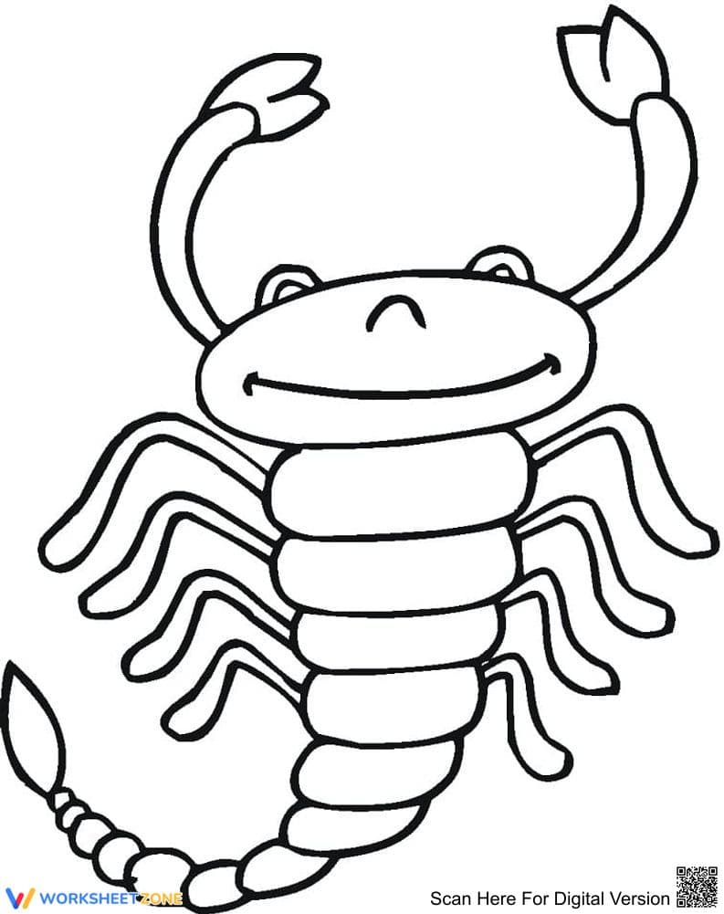 Creative Scorpion Activity Worksheet - Page 1
