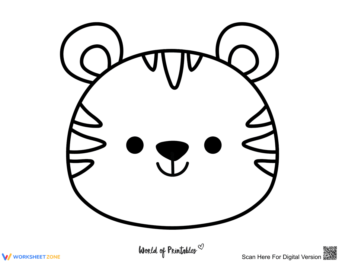Easy Coloring Themed Worksheet - Page 1