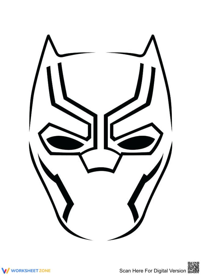Strong Black Panther Activity Sheet - Page 1