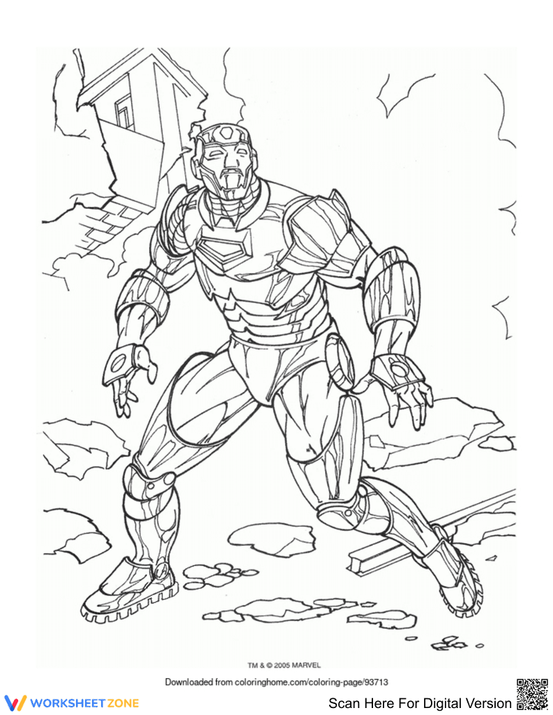 Iron Man in War Creative Page - Page 1