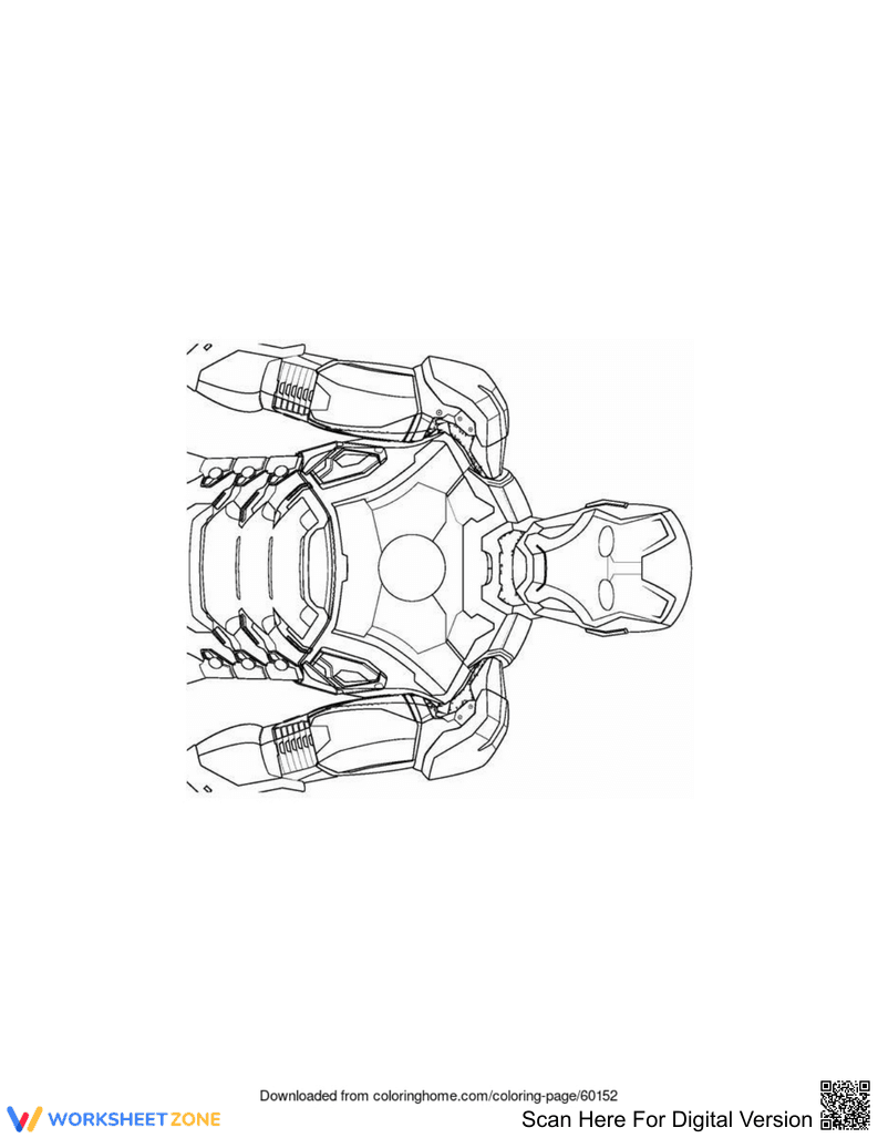 Iron Man Photo Coloring Activity - Page 1