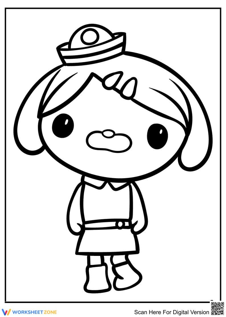 Dashi Coloring Page: Octonauts Adventure - Page 1
