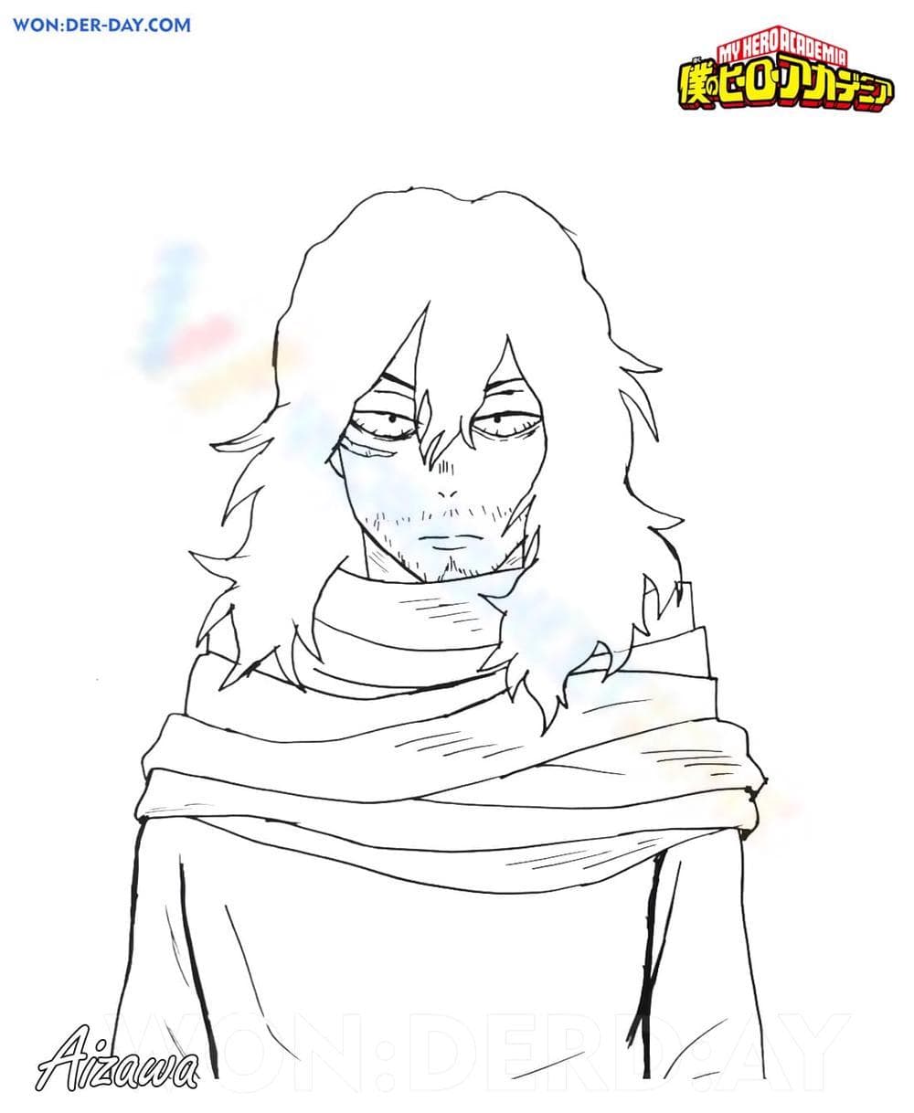 Aizawa Character Worksheet - Page 1
