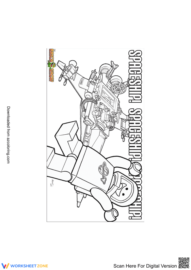 Creative Lego-Themed Worksheet - Page 1