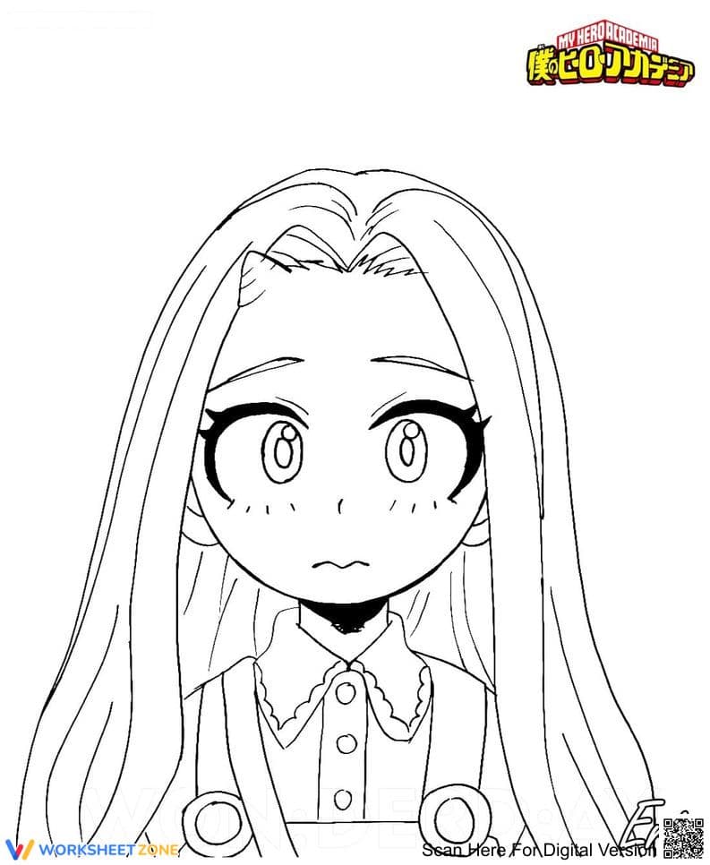 Eri Character-Themed Worksheet - Page 1