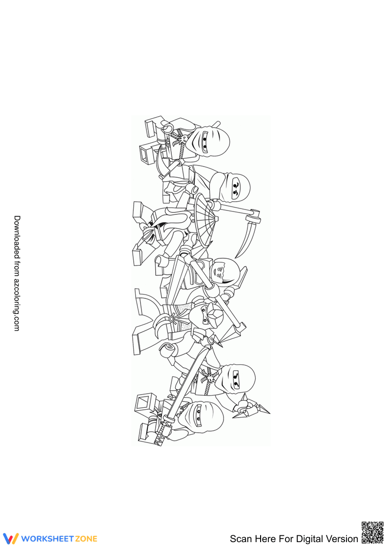 Ninjago Lego Fun Activity Worksheet - Page 1