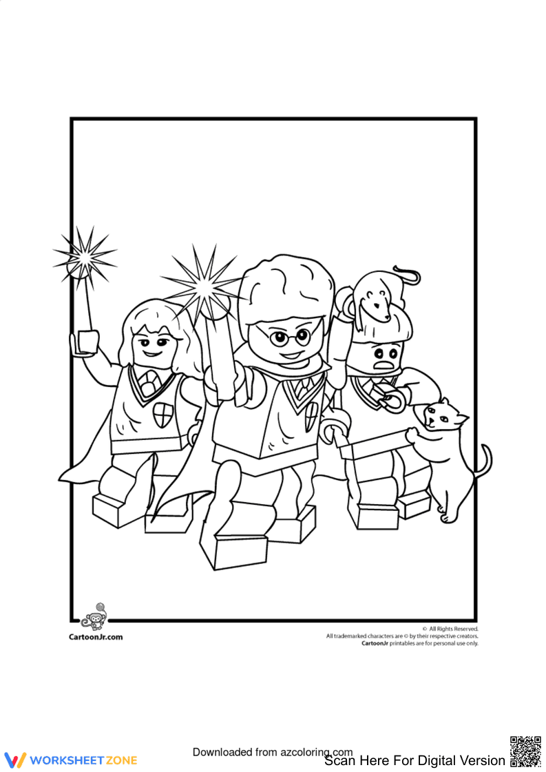 Lego Indiana Jones Fun Worksheet - Page 1