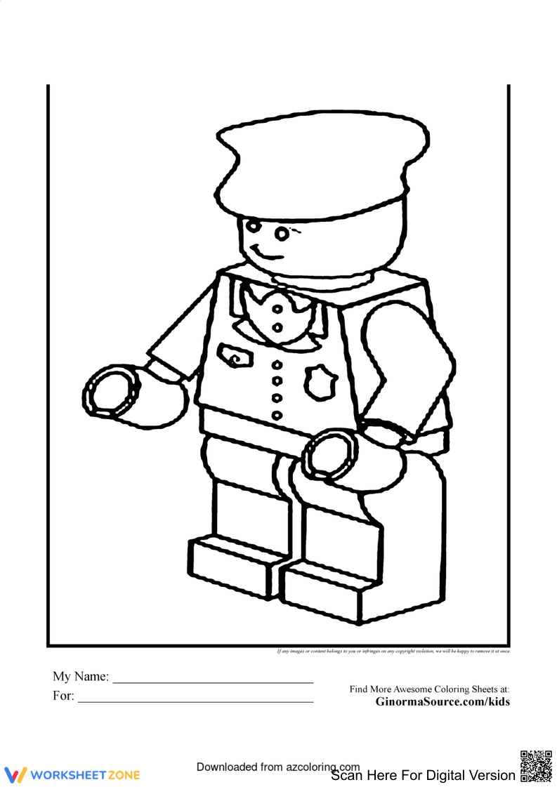 A Lego-Themed Creativity Worksheet - Page 1